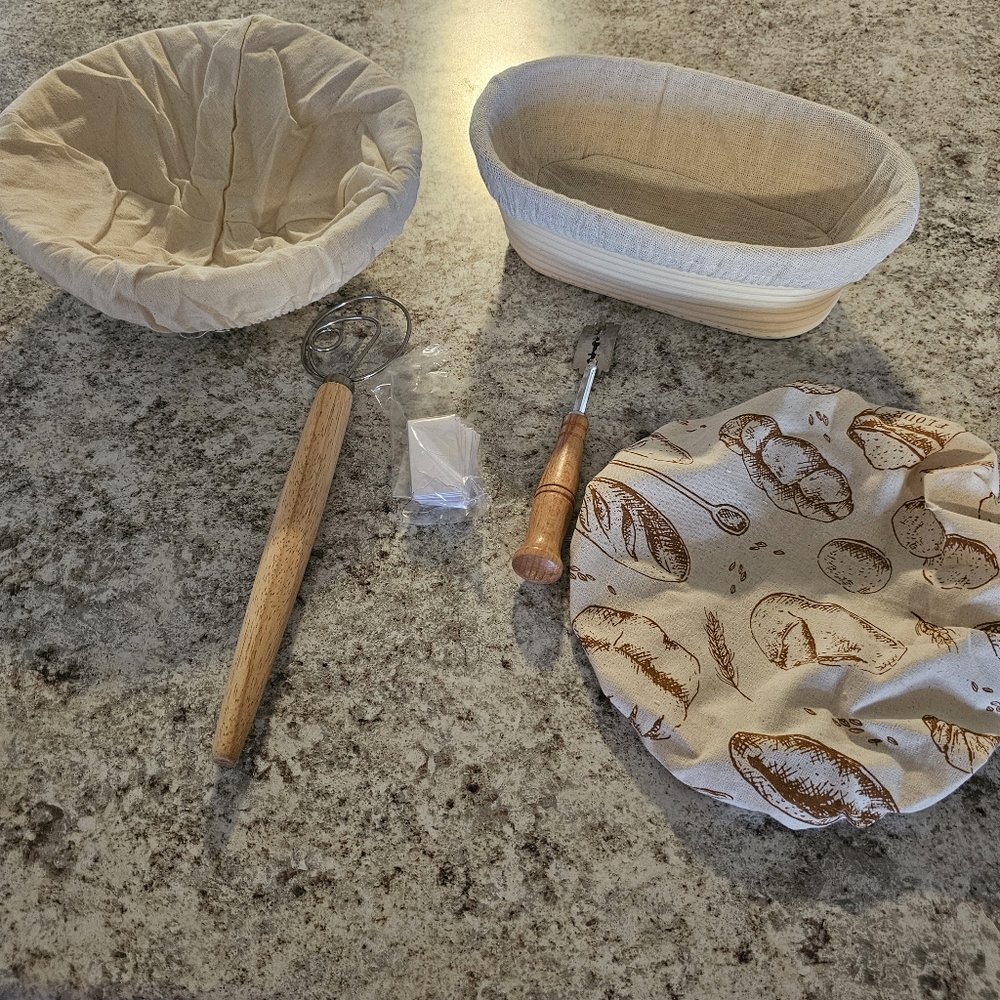 New Two Banneton Bread Oval and Round Banneton Bread Baskets